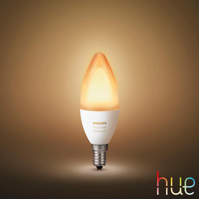 PHILIPS Hue White Ambiance LED E14, 6 Watt