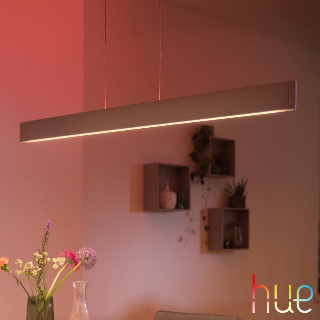 PHILIPS Hue White and color ambiance Ensis LED Pendelleuchte mit Dimmer