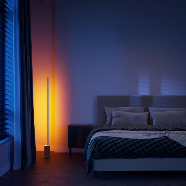 PHILIPS Hue White and Color Ambiance Gradient Signe LED Stehleuchte mit Dimmer
