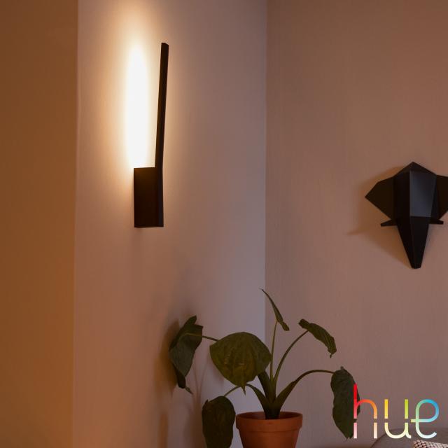 PHILIPS Hue White and color ambiance Liane LED Wandleuchte mit Dimmer
