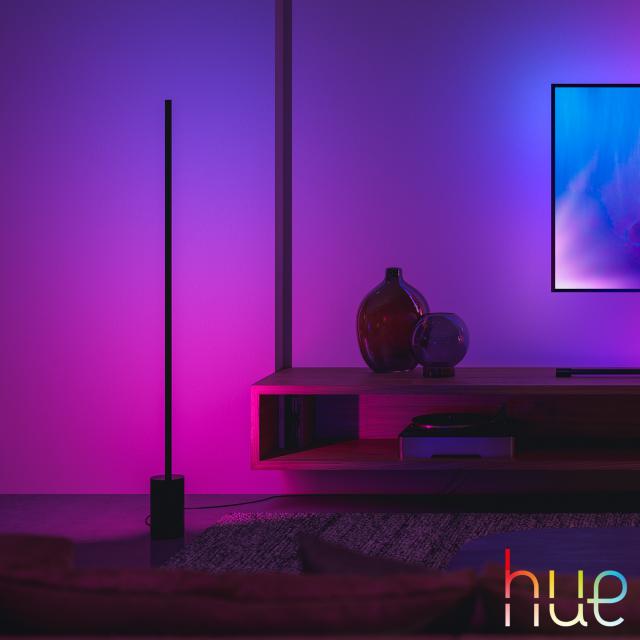 PHILIPS Hue White & color Ambiance Signe LED Stehleuchte mit Dimmer