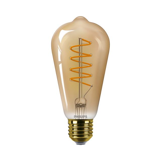 PHILIPS LED Vintage, E27 gold dimmbar lang