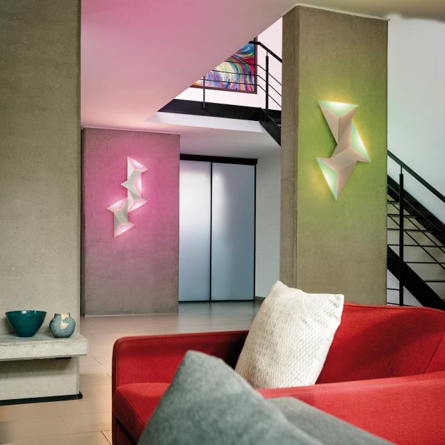 Paul Neuhaus Q-Tetra Master RGBW LED Wandleuchte mit Dimmer