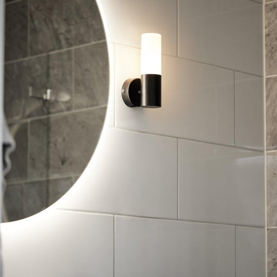 PR Home Beta wall light, E14 dimmable, black/white - 3501413 | REUTER