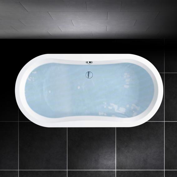 PREMIUM 100 Oval-Badewanne, Einbau Länge: 190 cm, Breite: 90 cm, Innentiefe: 46 cm