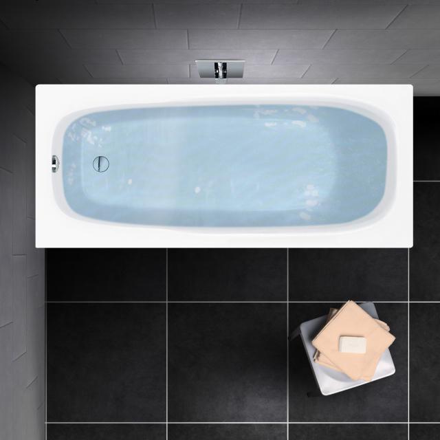 PREMIUM 100 Mono Rechteck-Badewanne, Einbau Länge: 170 cm, Breite: 75 cm, Innentiefe: 40 cm
