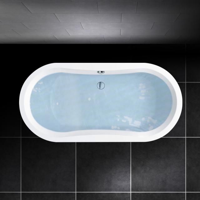 PREMIUM 100 Oval-Badewanne, Einbau Länge: 180 cm, Breite: 80 cm, Innentiefe: 45 cm