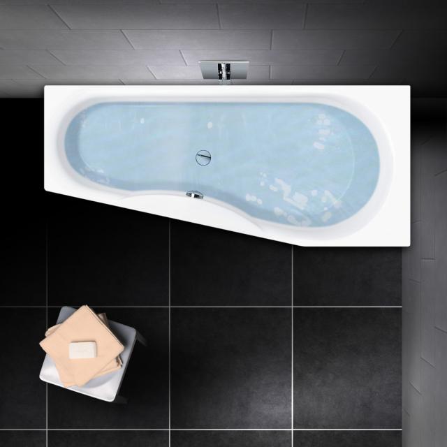 PREMIUM 100 Raumspar-Badewanne, Einbau Länge: 160 cm, Breite: 75 cm, Innentiefe: 46 cm