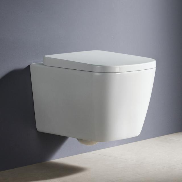 PREMIUM 100 Wand-Tiefspül-WC, spülrandlos, eckig