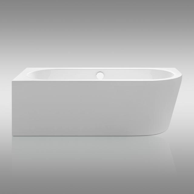 Repabad Livorno Eck-Badewanne mit Verkleidung weiß, ohne Füllfunktion