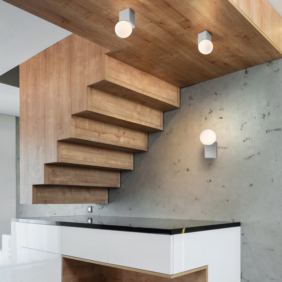 Wandleuchte CONTINA In Schwarz-weiß - Elegante G9 Leuchte Für Die Wand Mit Schwenkbarem Schirm & Stoffkabel