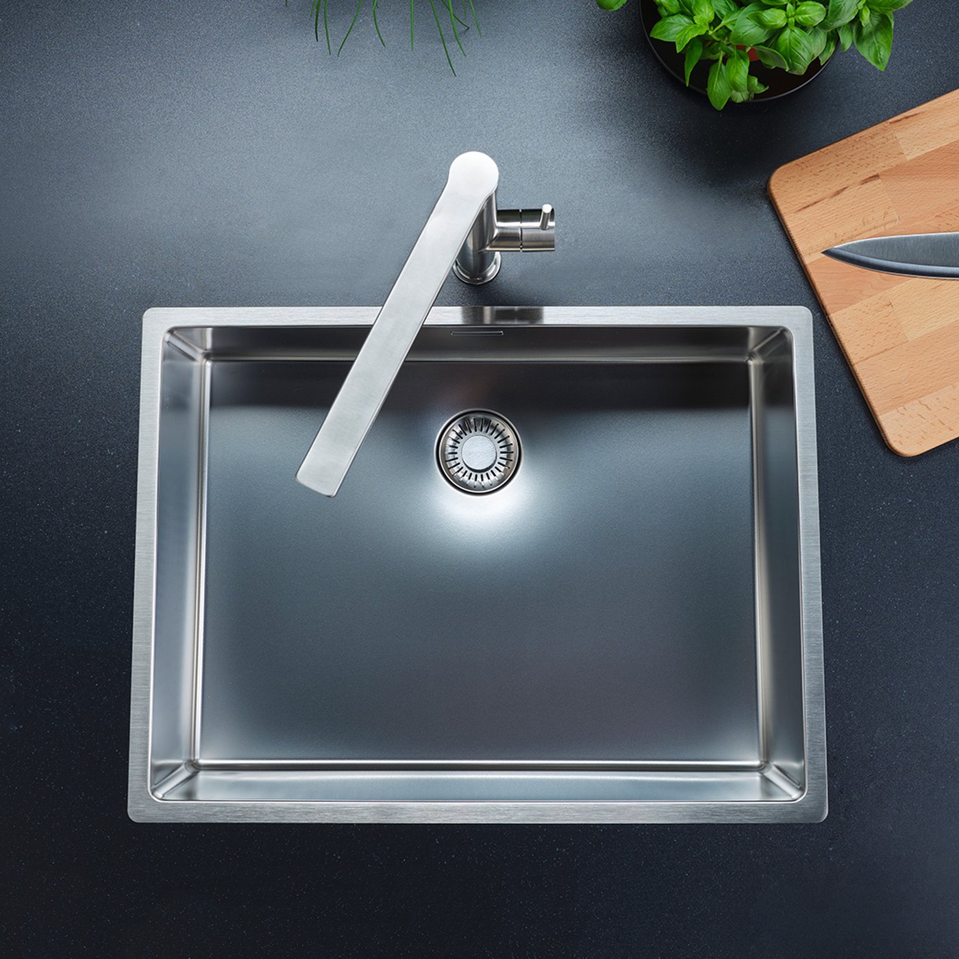 Reginox New York kitchen sink stainless steel silk gloss - R36075 | REUTER