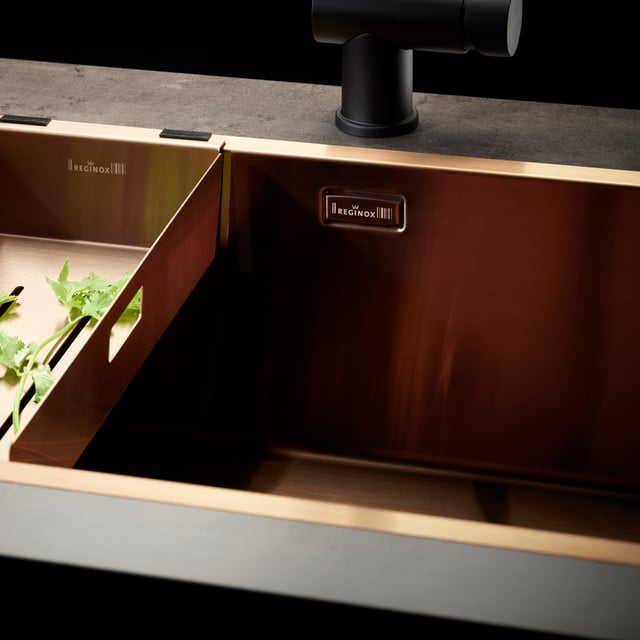 Reginox Miami kitchen sink copper - R30738 | REUTER