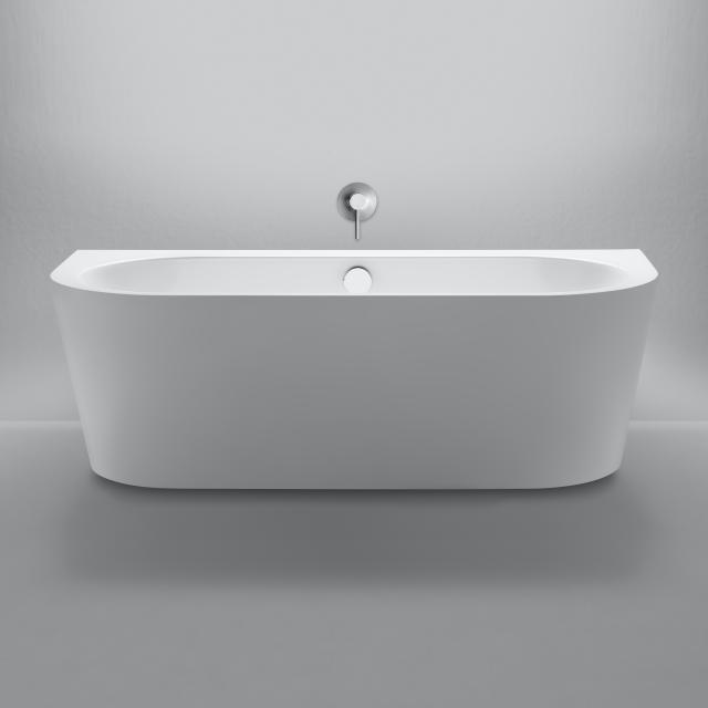 Repabad Livorno Vorwand-Badewanne mit Verkleidung weiß matt, ohne Füllfunktion