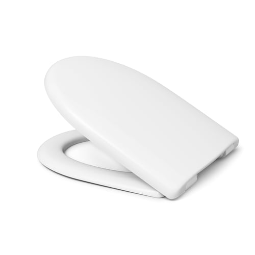 Hamberger Move toilet seat with soft-close & removable, white - 524251 ...