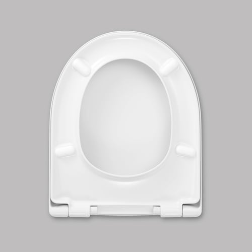 Hamberger Move toilet seat with soft-close & removable, white - 524251 ...