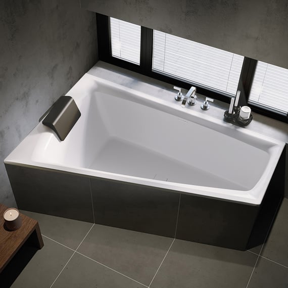 Riho Still Smart corner bath white - B101001005 | REUTER