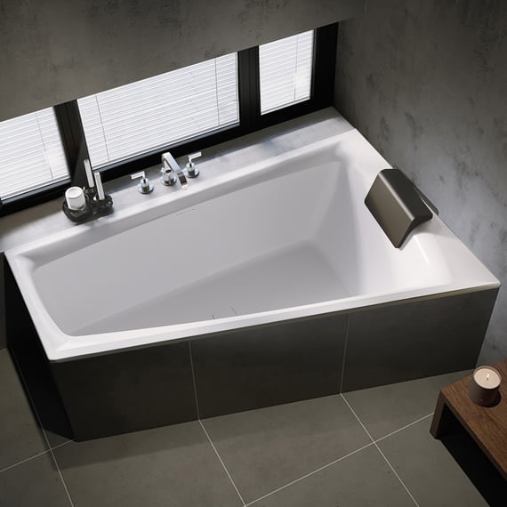 Riho Still Smart corner bath white - B102001005 | REUTER