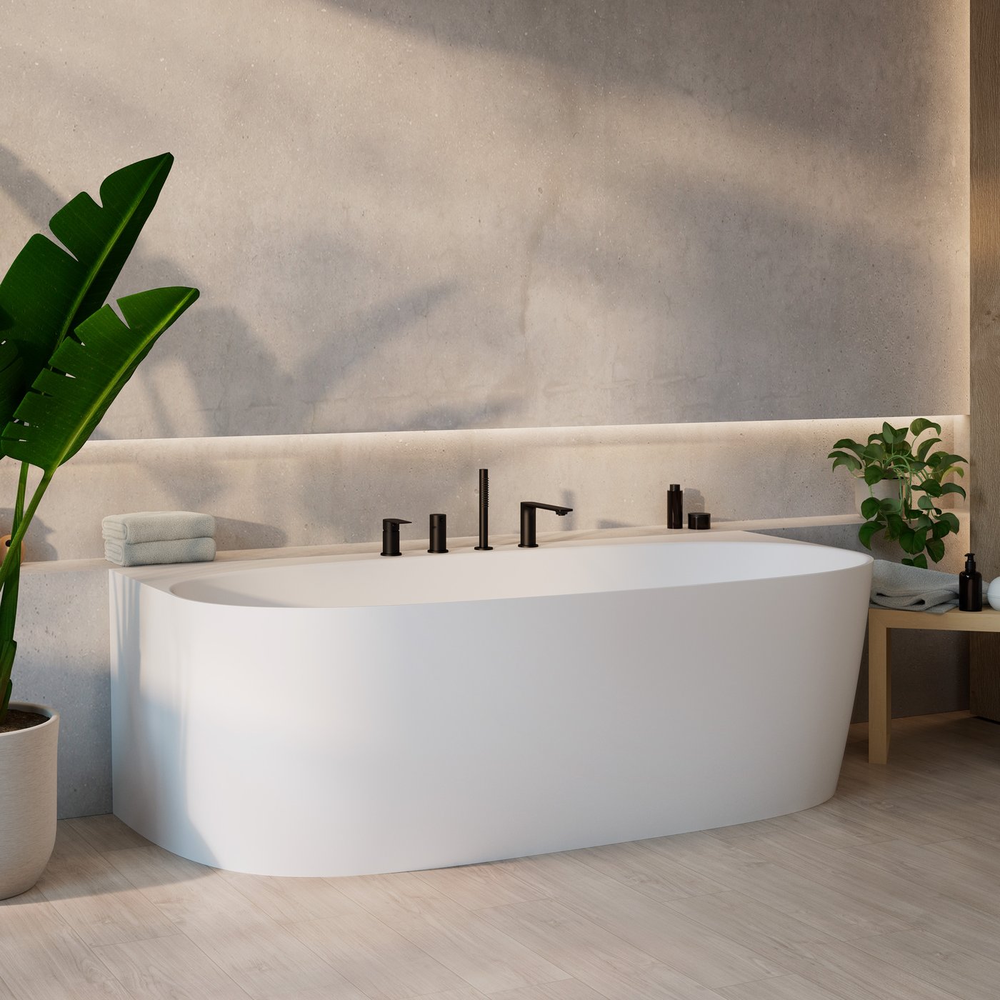 Baignoire Semi Ilot 180
