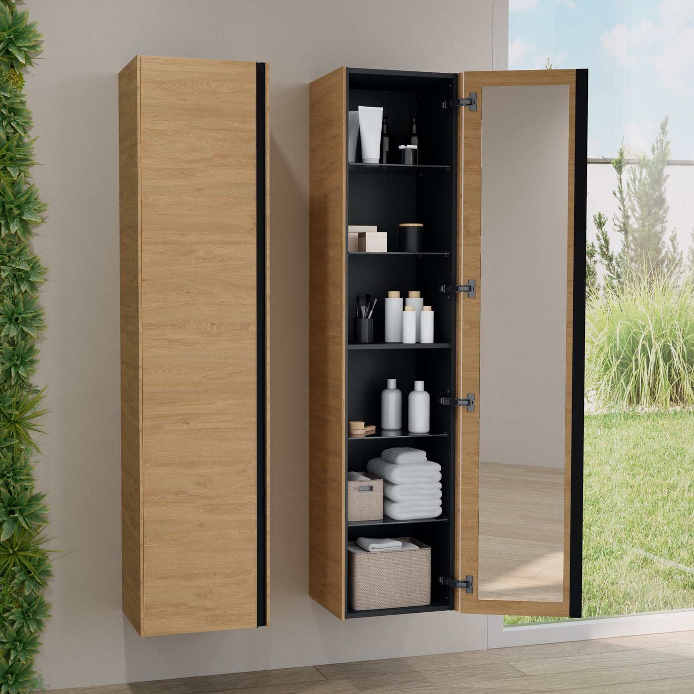 Schne Hochschrank Mit Wschekippe Ebenbild