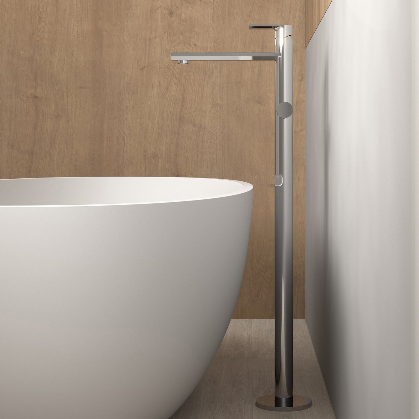 rivea Dia freestanding bath fitting chrome - BR2065PC | REUTER