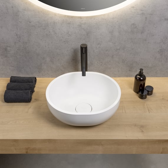 rivea Malie Aufsatzwaschtisch B: 40 H: 17,1 T: 35 cm, mit 
