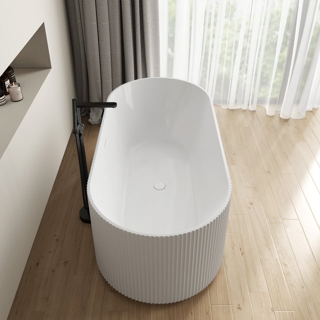 rivea Maila freestanding bath L: 170 W: 80 cm white - BR0099WH