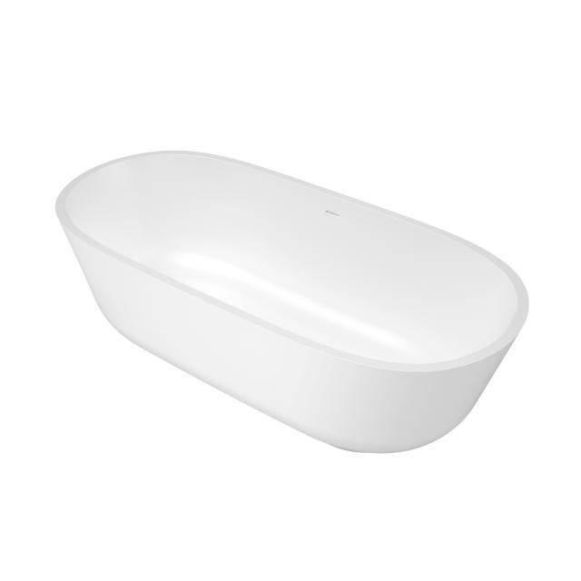 rivea Izumi Freistehende Badewanne L: 158 B: 73 H: 49,5 cm, mit pflegeleichter Oberfläche weiß