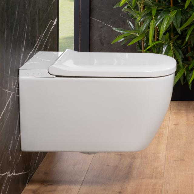 rivea Malie Wand-Dusch-WC, softcube weiß