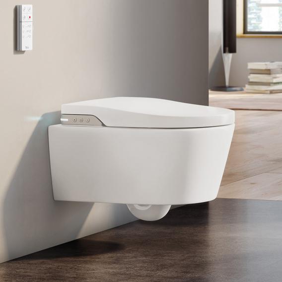 Roca Inspira In-Wash Dusch-WC, mit WC-Sitz Wasserzulauf über Keramik
