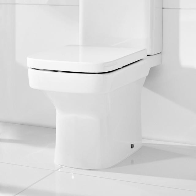 Roca Dama Stand-Tiefspül-WC-Kombination, Abgang waagerecht