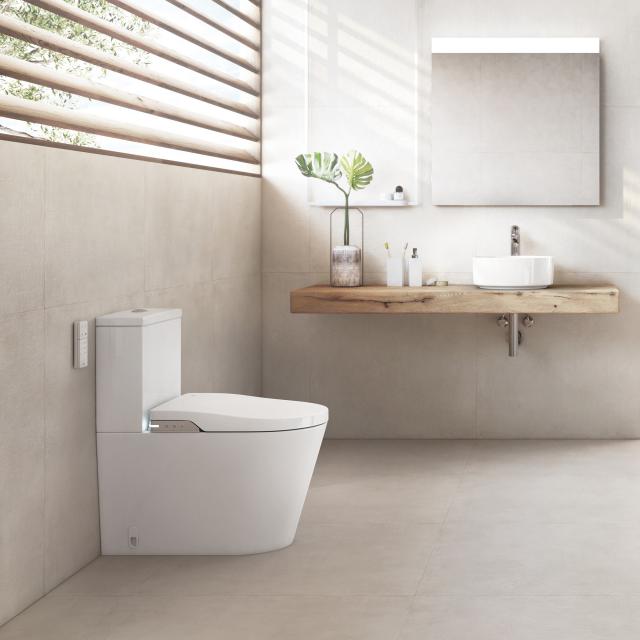 Roca Inspira In-Wash Stand-Dusch-WC-Kombination, Komplettanlage mit WC-Sitz