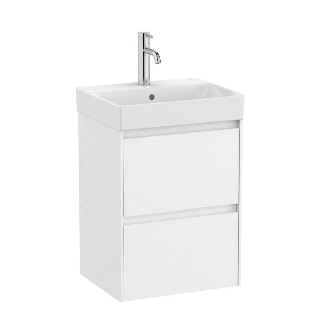Roca Ona Waschtischunterschrank kompakt mit 2 Auszügen weiß matt