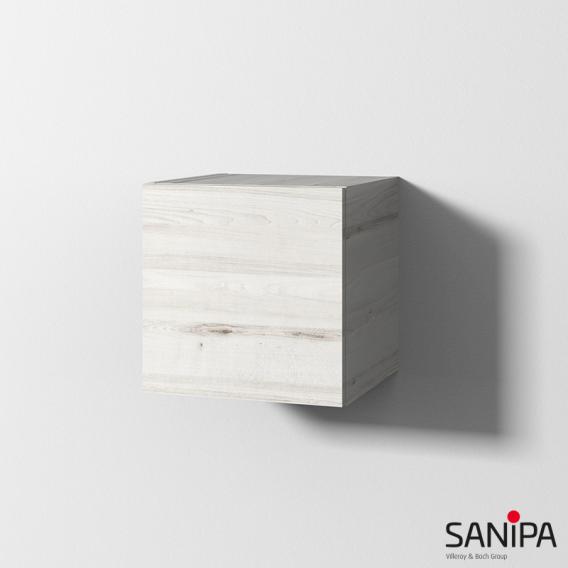 Sanipa Cubes Regalmodul mit Tür linde hell