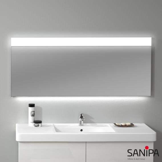 Sanipa Reflection Lichtspiegel LINUS mit LED-Beleuchtung mit Waschtischbeleuchtung