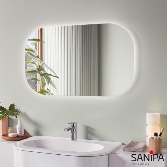 Sanipa Reflection Lichtspiegel LUNA mit LED-Beleuchtung