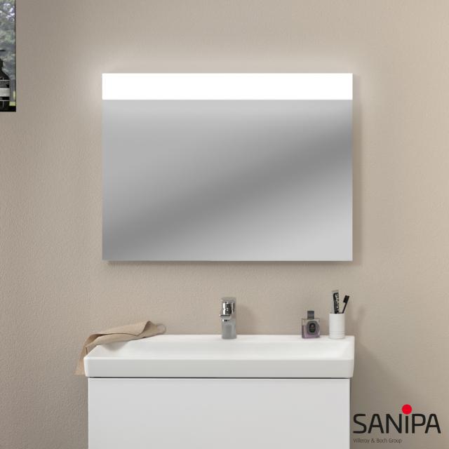Sanipa Reflection Lichtspiegel LINUS mit LED-Beleuchtung ohne Waschtischbeleuchtung