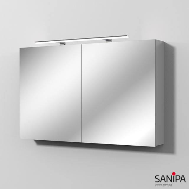 Sanipa Solo One Spiegelschrank ALINA mit Beleuchtung und 2 Türen