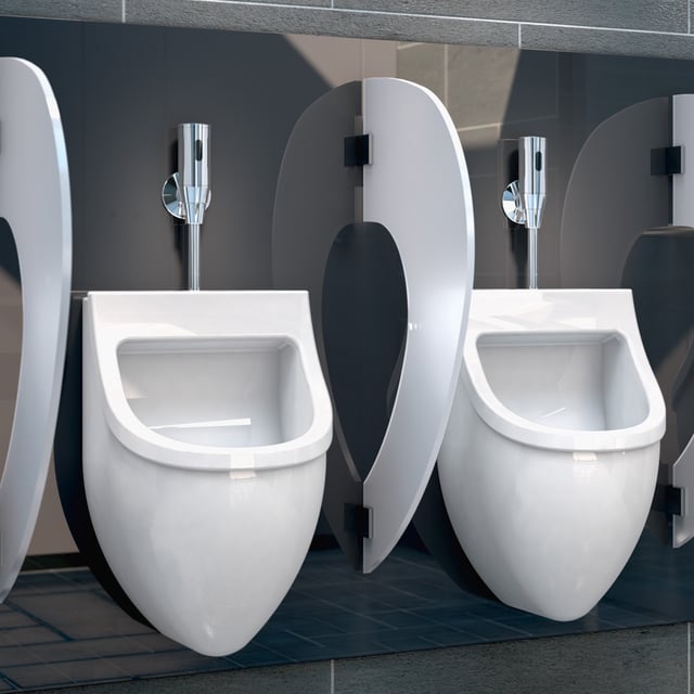 Produktbild von SCHELL Infrarot-Urinal-Spülarmatur SCHELLTRONIC – Aufputz, Batteriebetrieb, Chrom, Parametrierbar
