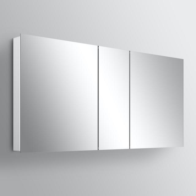 Schneider ADVANCEDLINE Comfort Spiegelschrank mit Beleuchtung und 3 Türen, verspiegelt/weiß