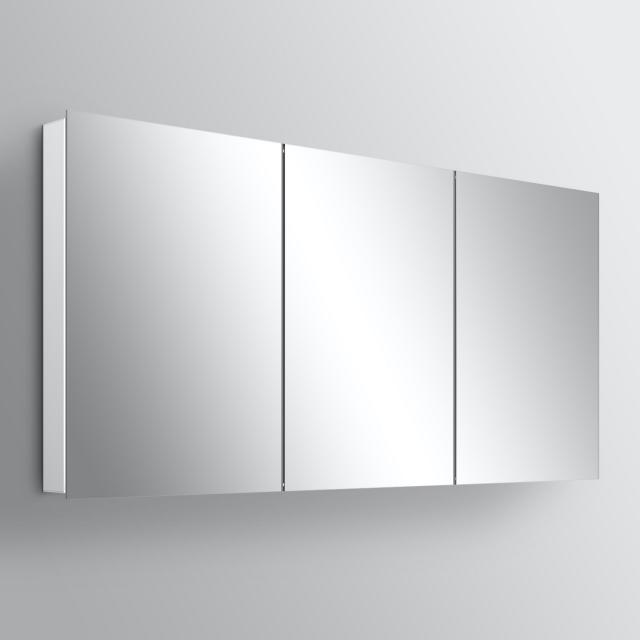 Schneider ADVANCEDLINE Comfort Spiegelschrank mit Beleuchtung und 3 Türen, verspiegelt/weiß