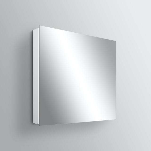 Schneider ADVANCEDLINE Comfort Spiegelschrank mit Beleuchtung und 1 Tür verspiegelt/weiß, Steckdose links