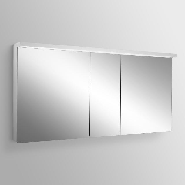 Schneider ADVANCEDLINE Ultimate Spiegelschrank mit Beleuchtung und 3 Türen, silber eloxiert