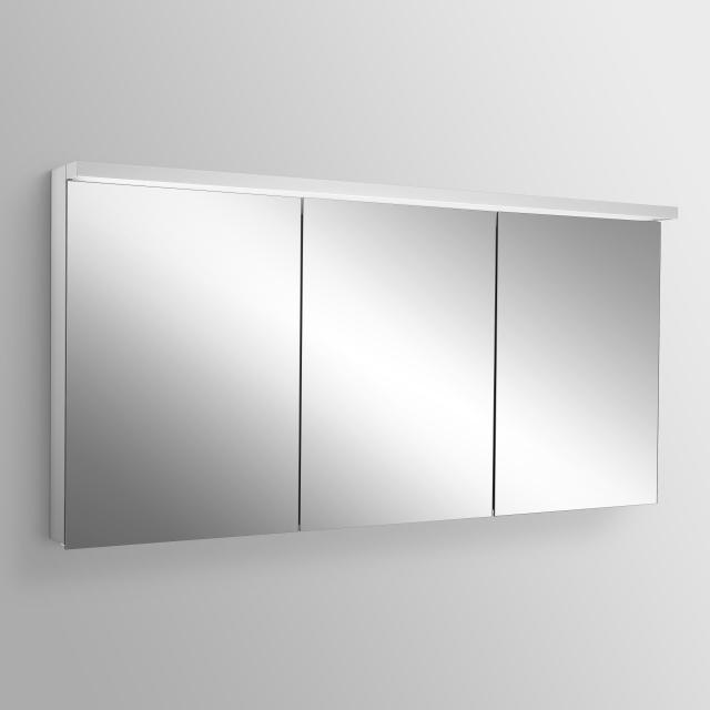 Schneider ADVANCEDLINE Ultimate Spiegelschrank mit Beleuchtung und 3 Türen, silber eloxiert