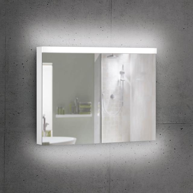 Schneider DAILYLINE Ultimate Spiegelschrank mit Beleuchtung und 2 Türen Steckdose links und rechts