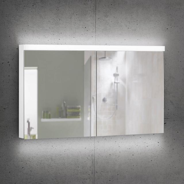 Schneider DAILYLINE Ultimate Spiegelschrank mit Beleuchtung und 2 Türen Steckdose mittig