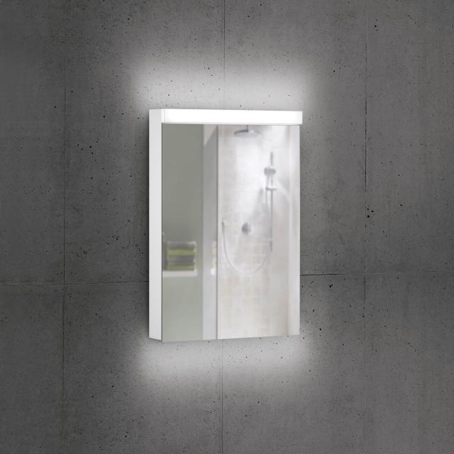 Schneider DAILYLINE Ultimate Spiegelschrank mit Beleuchtung und 1 Tür Steckdose links