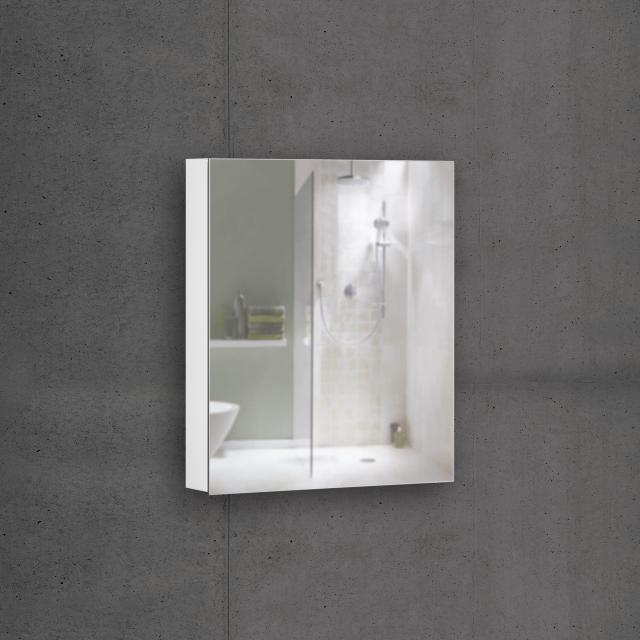 Schneider EASYLINE Comfort Spiegelschrank mit 1 Tür Steckdose links