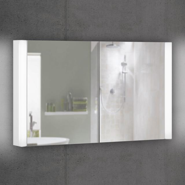 Schneider EASYLINE Superior Spiegelschrank mit Beleuchtung und 2 Türen neutralweiß