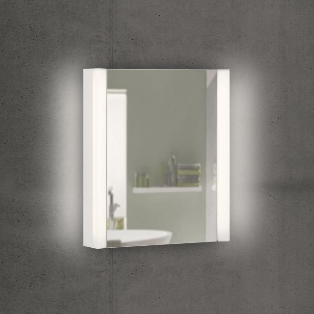 Schneider EASYLINE Superior Spiegelschrank mit Beleuchtung und 1 Tür warmweiß